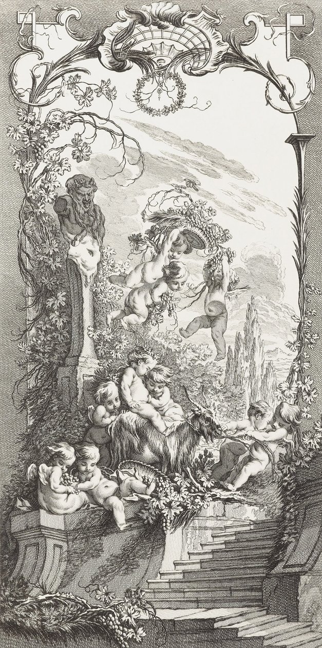 Triomphe de Priape, dans Nouveaux Morceaux pour des Paravents - François Boucher
