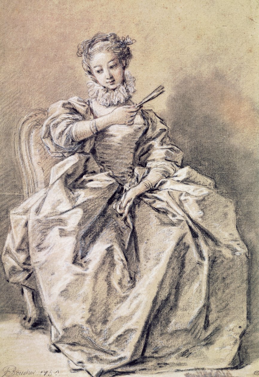 Femme en costume espagnol - François Boucher