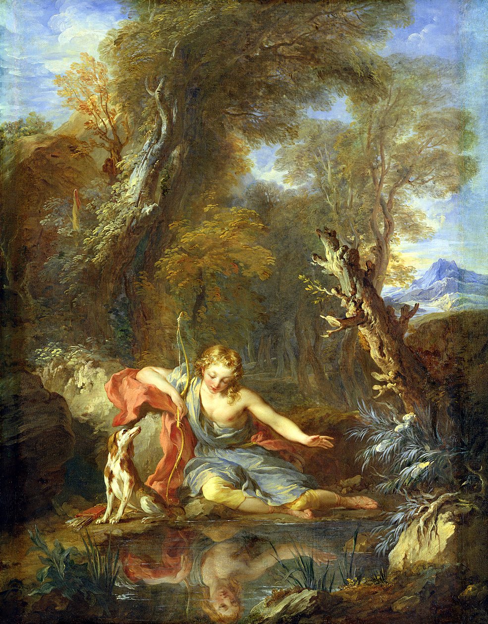 Narcisse, 1728 - François Lemoyne