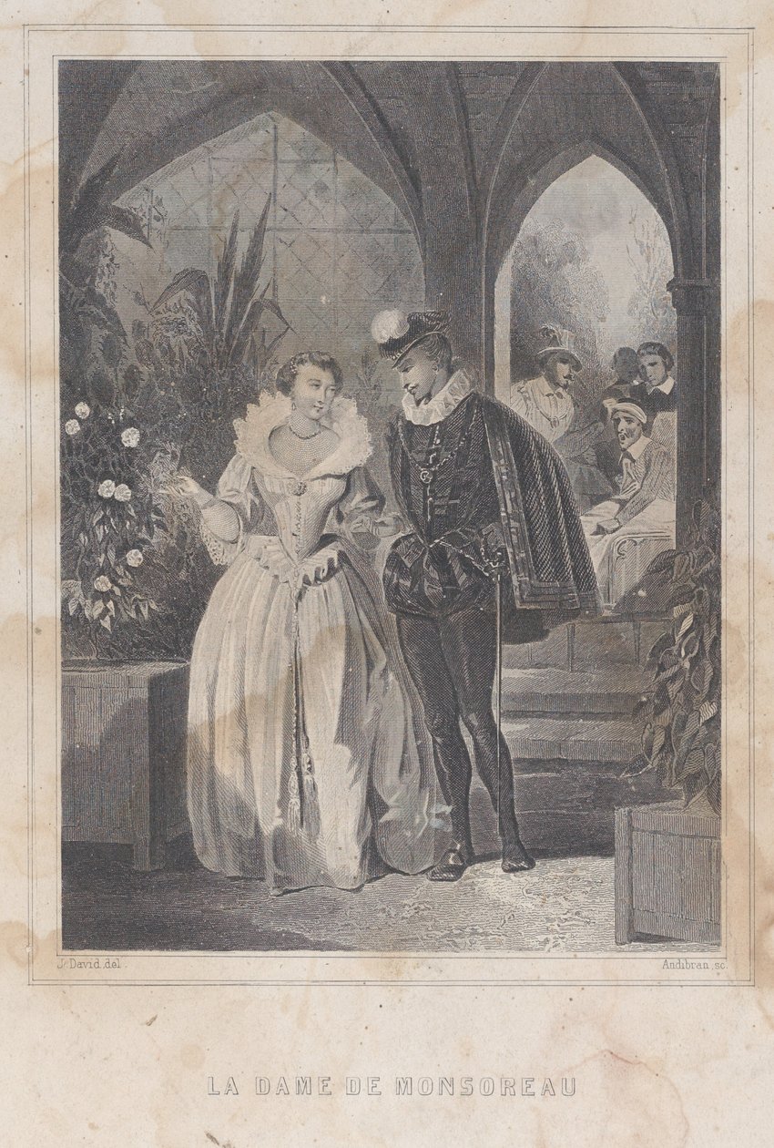 La Dame de Monsoreau, 1830-65 - François Adolphe Bruneau Audibran