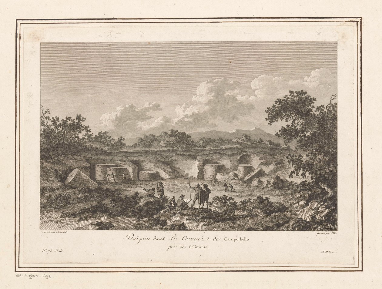 Vue prise dans les Carrières de Campo bello près de Selinunte - François Allix