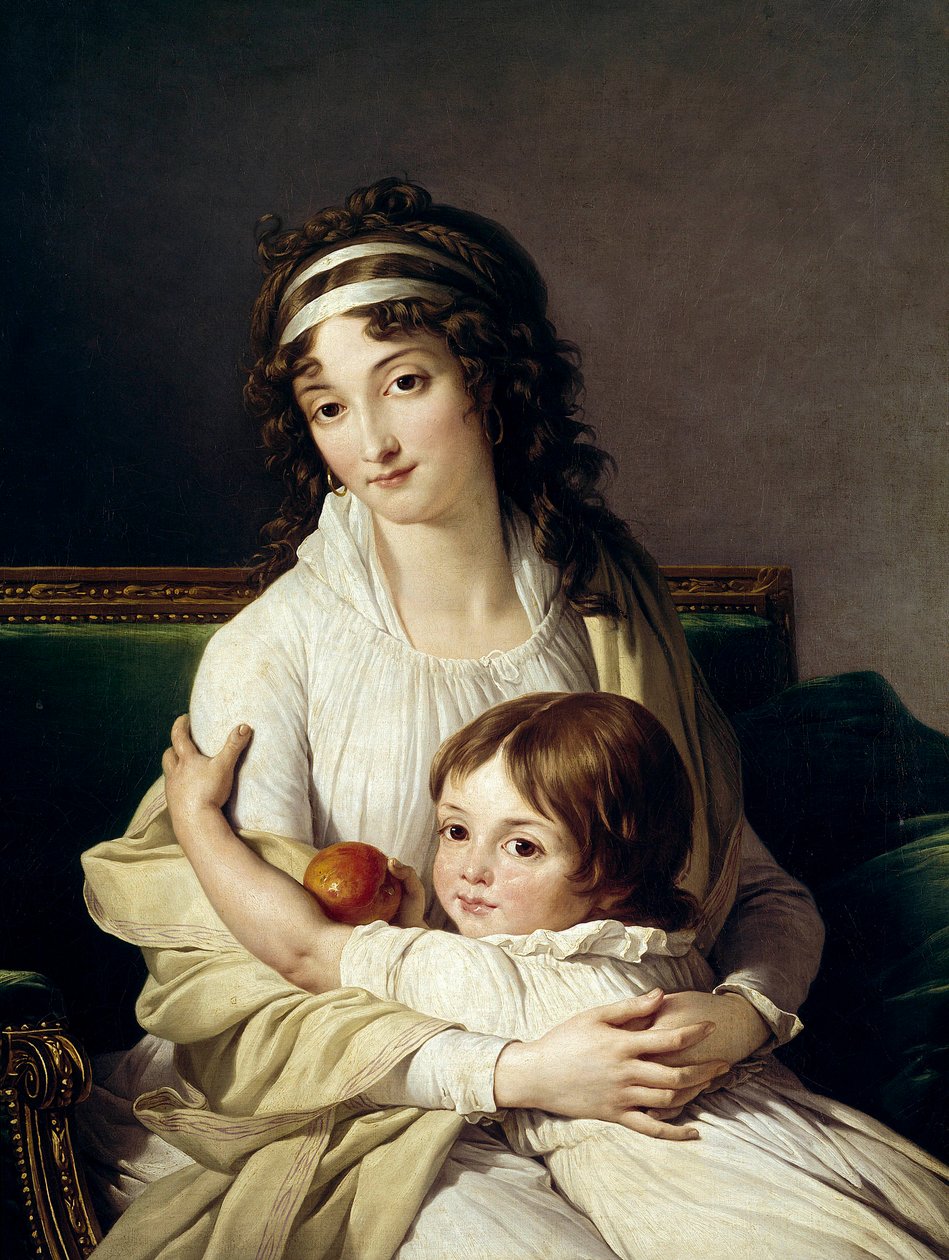 Portrait présumé de Madame Boyer Fonfrede et de son fils Henri (1788-1841) - François André Vincent