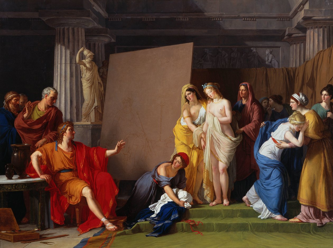 Zeuxis choisissant ses modèles pour l