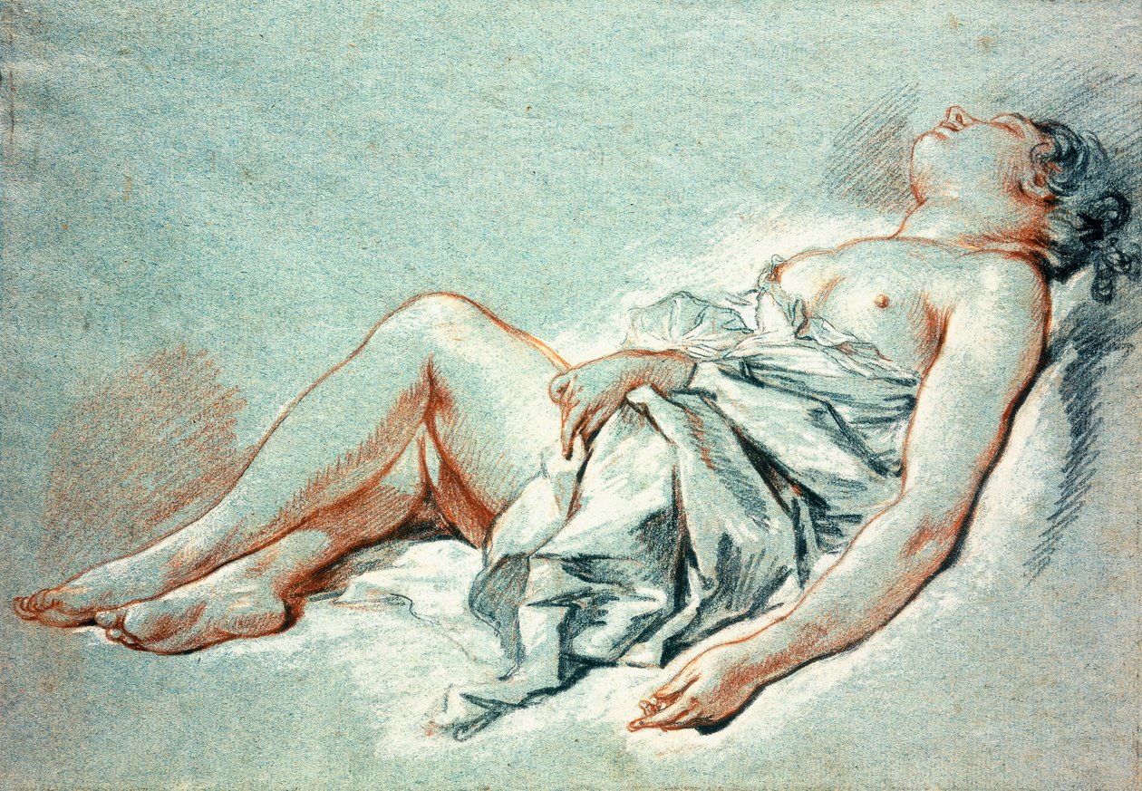 Une fille endormie - François Boucher
