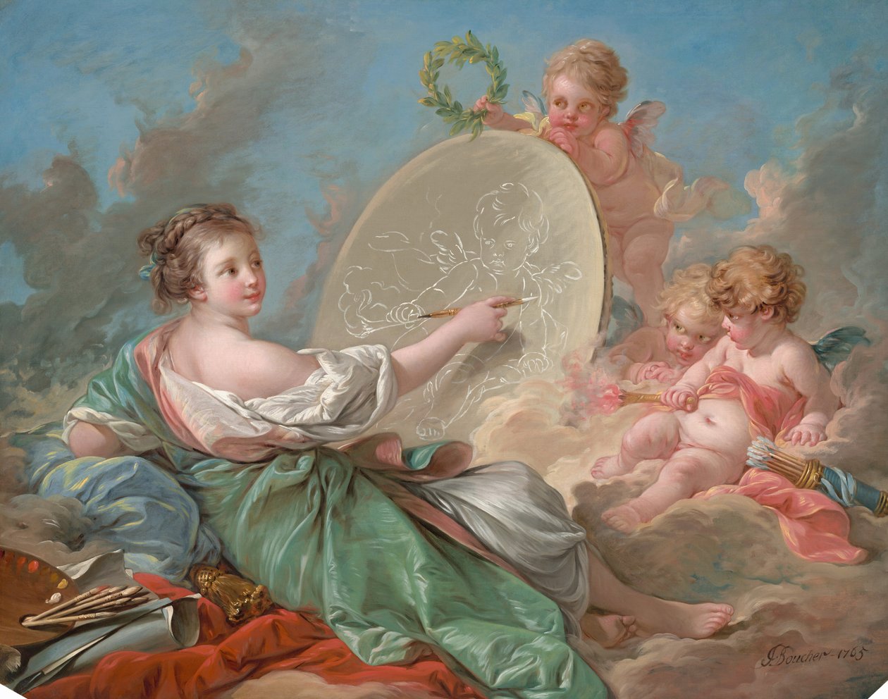Allégorie de la peinture - François Boucher