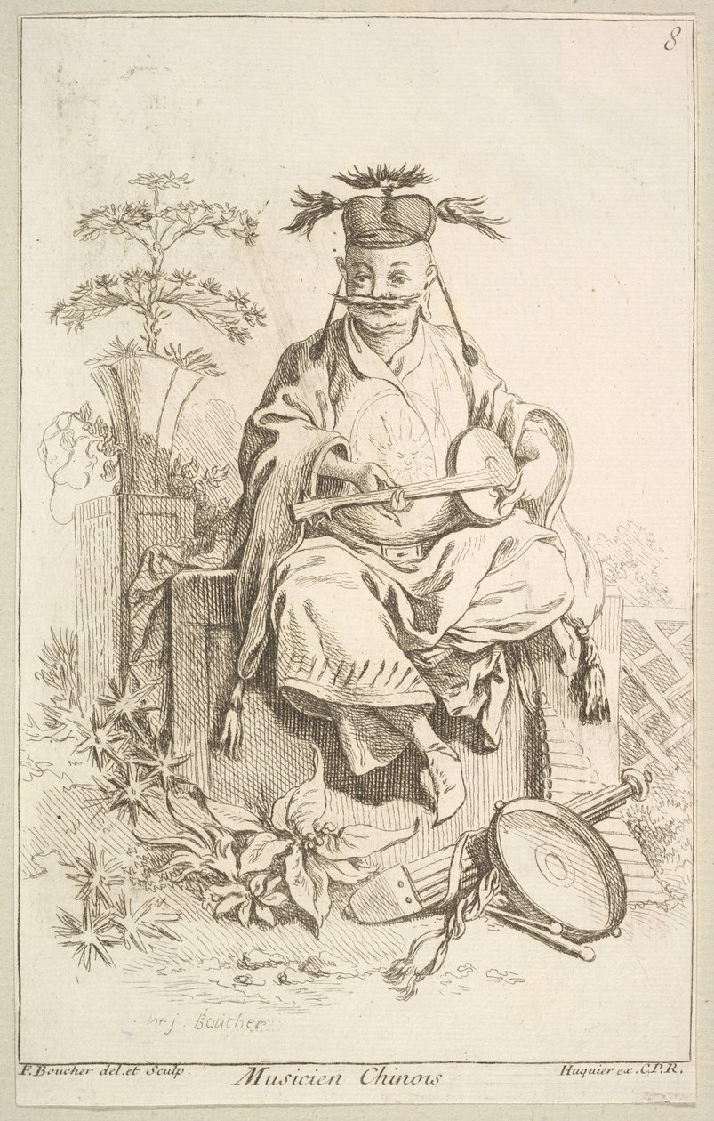 Musicien chinois, 1738-45 - François Boucher