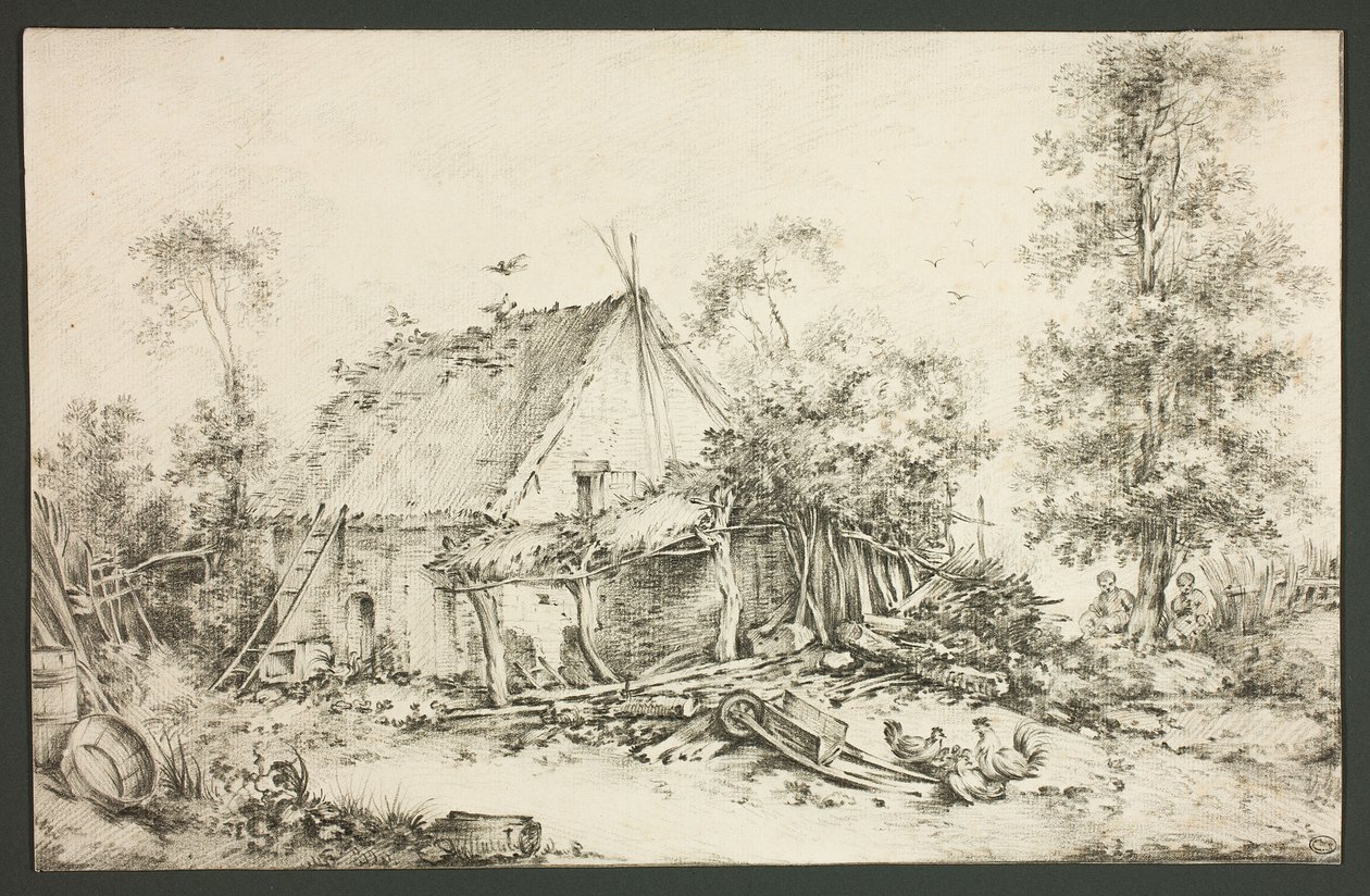Cour de ferme - François Boucher