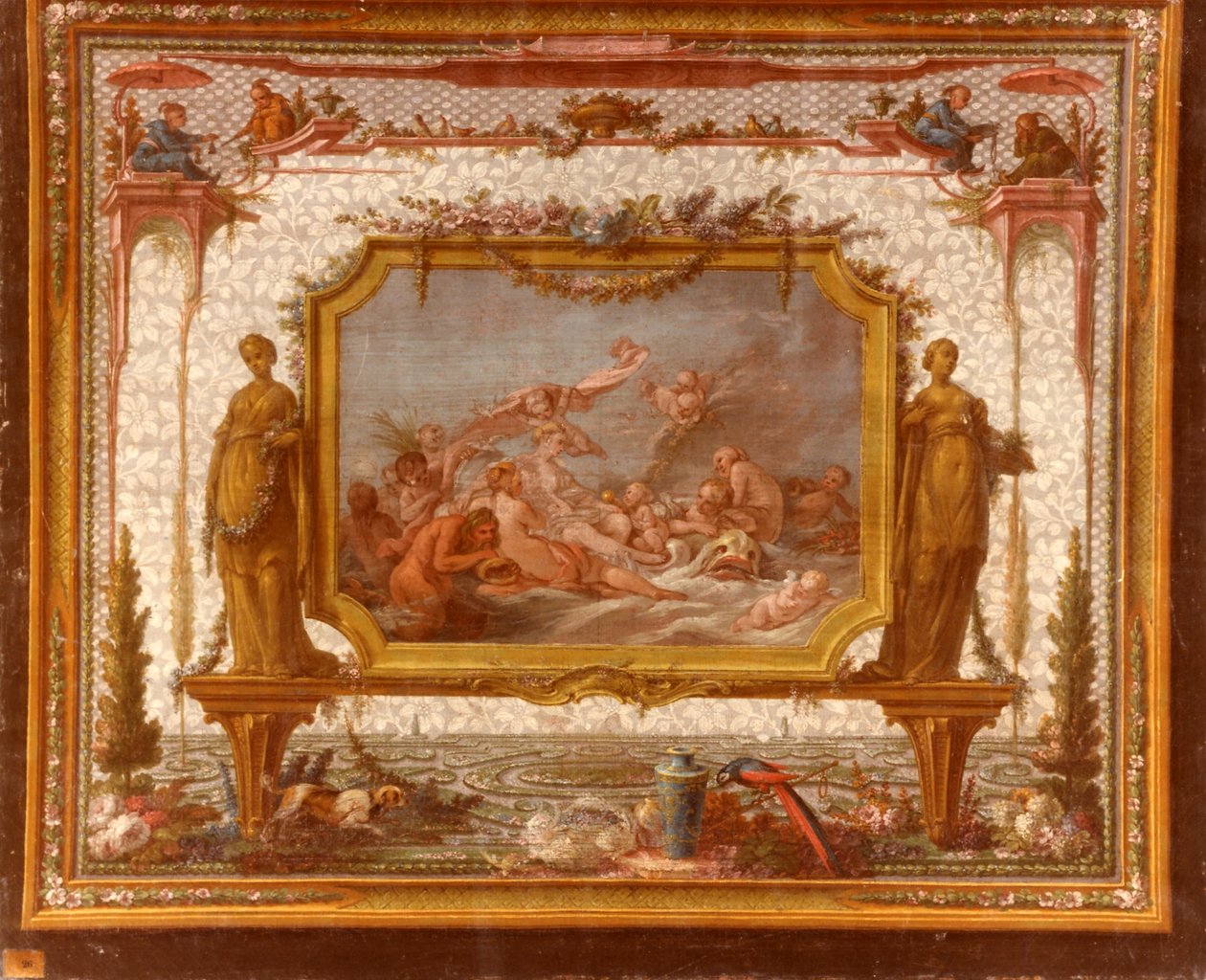 François BOUCHER, Maurice JACQUES - MODELE POUR TAPISSERIE. Vénus sur les eaux, GOB-28-001 - François Boucher