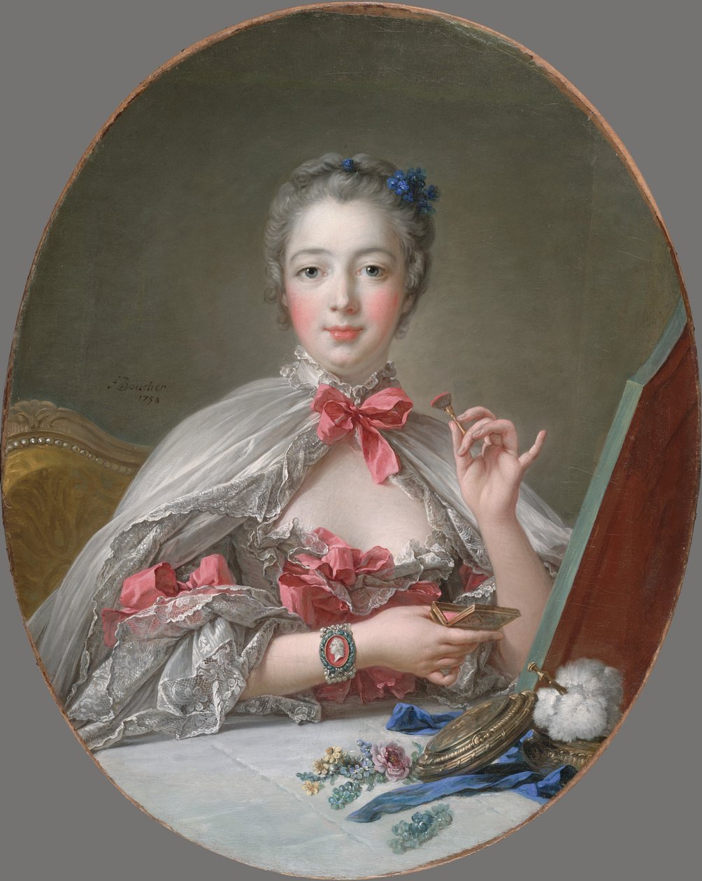 Jeanne-Antoinette Poisson, Marquise de Pompadour - François Boucher