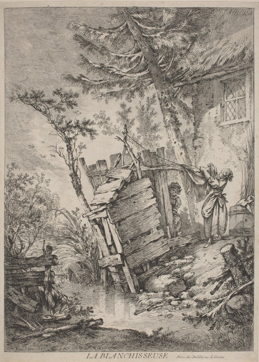 La blanchisseuse - François Boucher