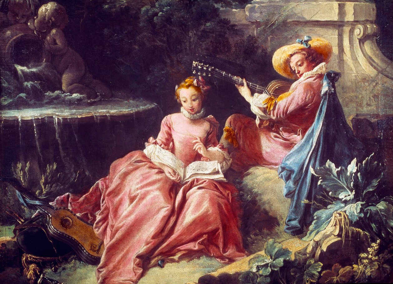 La leçon de musique - François Boucher