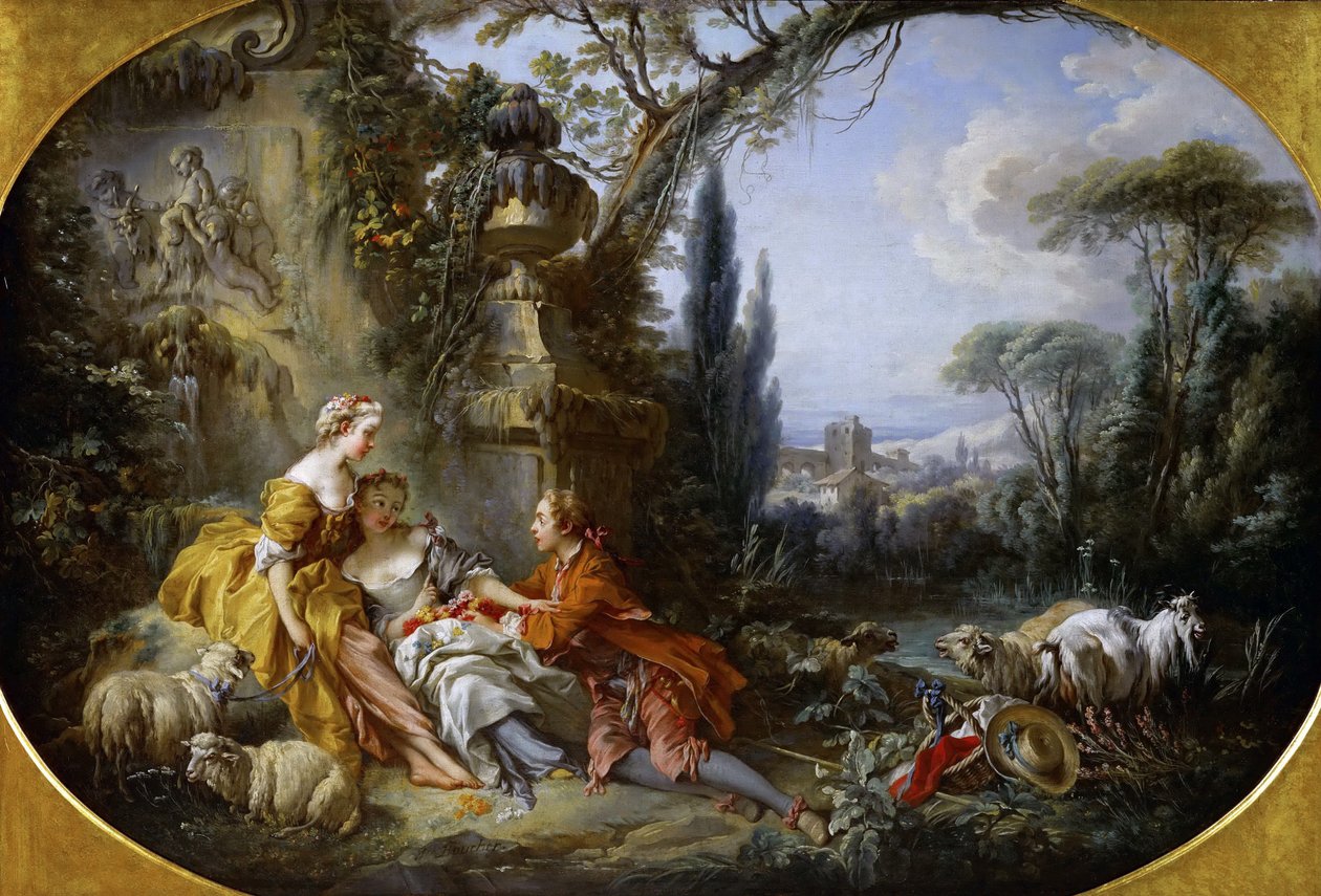 Les Charmes de la vie champêtre - François Boucher