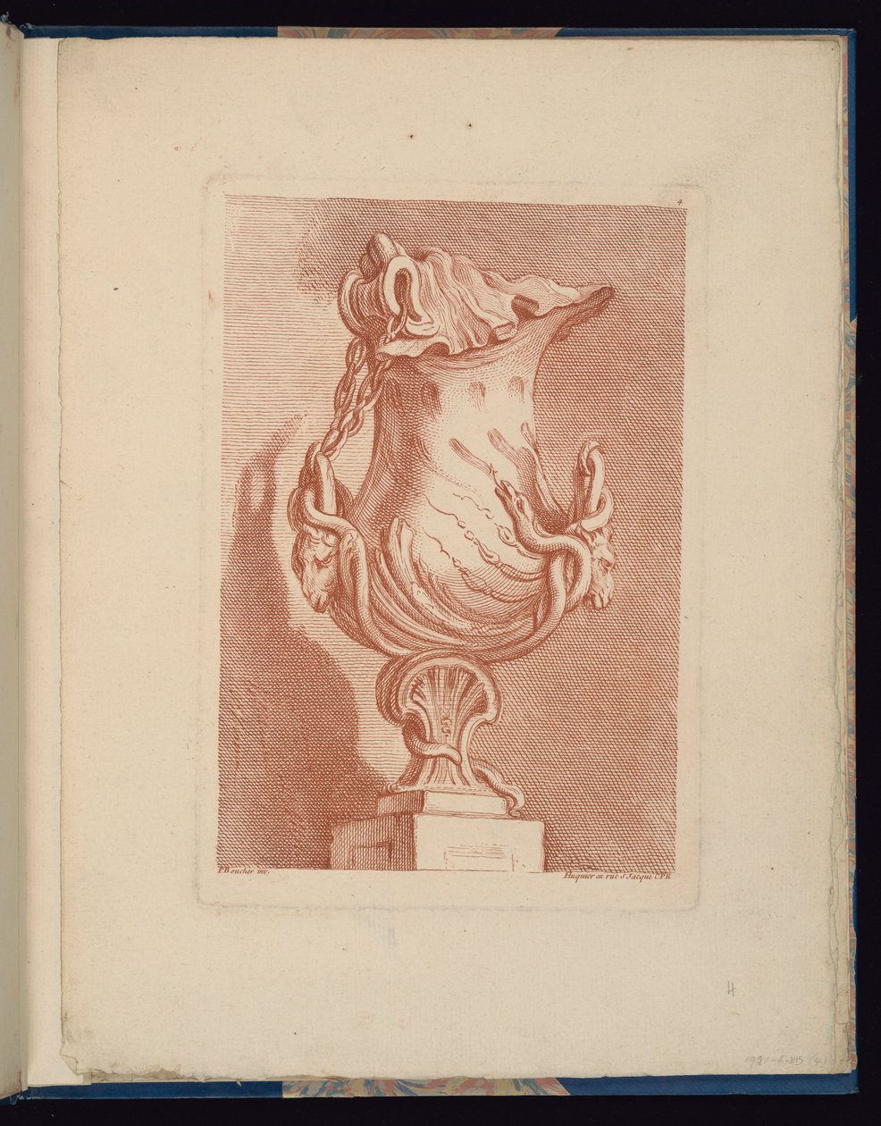 Planche 4, Livre de vases - François Boucher