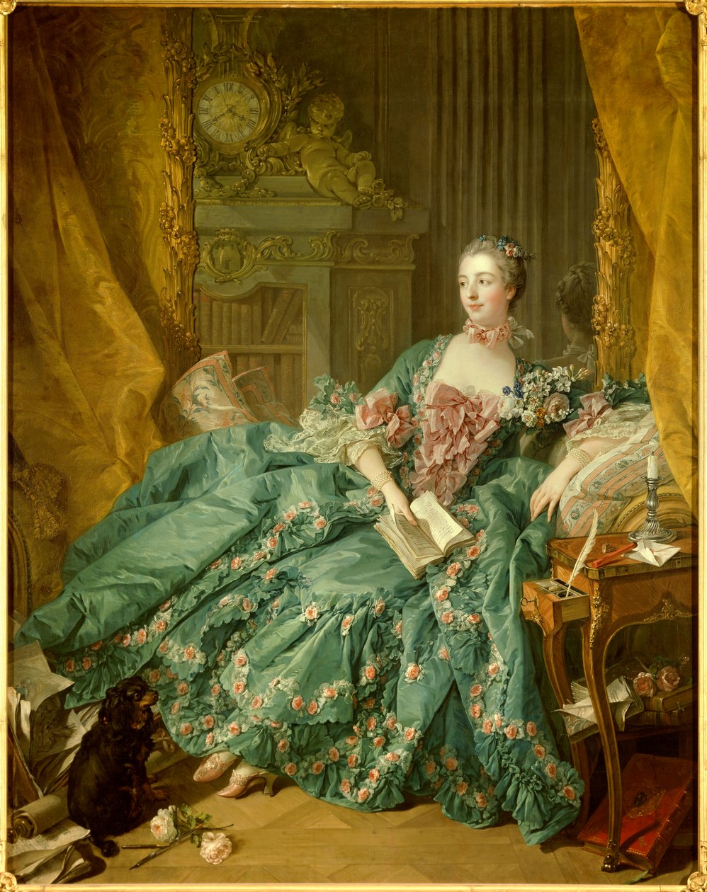 Portrait de Jeanne Antoinette Poisson, Marquise de Pompadour - François Boucher