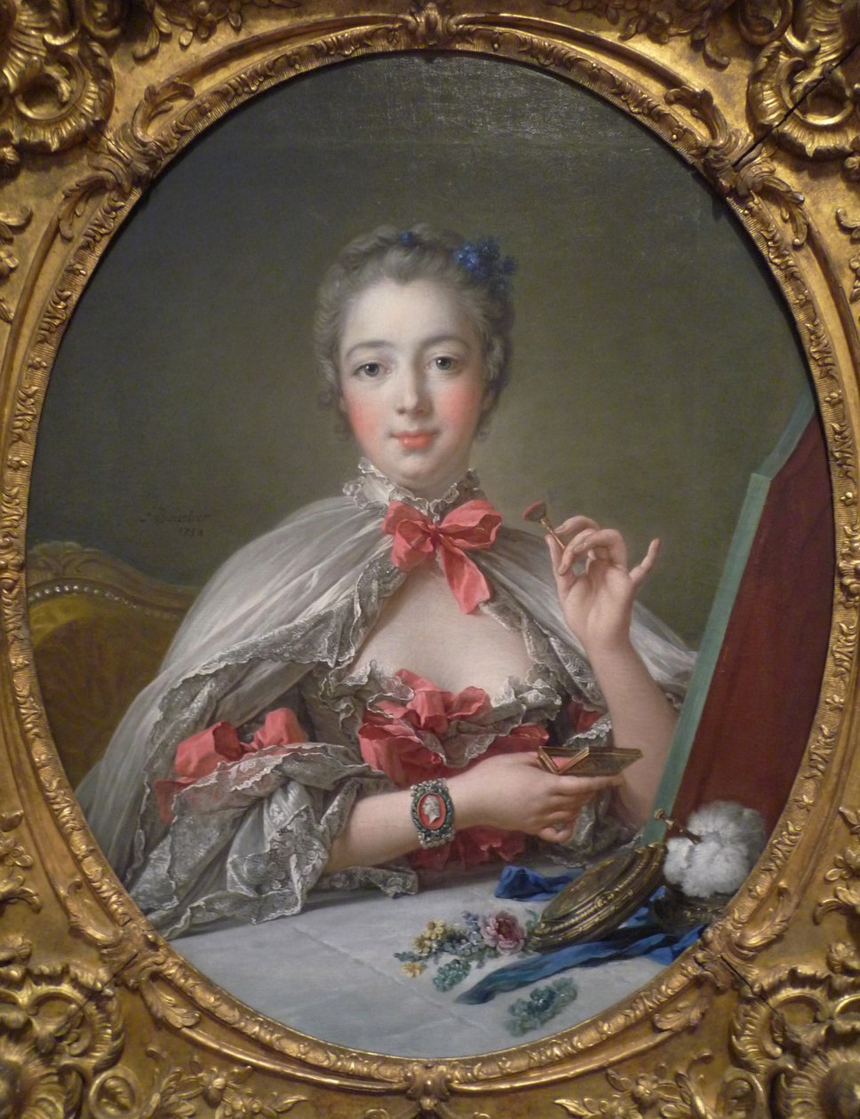 Portrait de la Marquise de Pompadour 1721-1764, 1750 - François Boucher