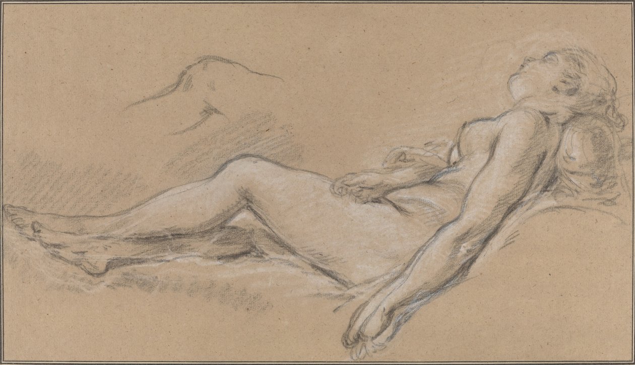 Nymphe allongée - François Boucher