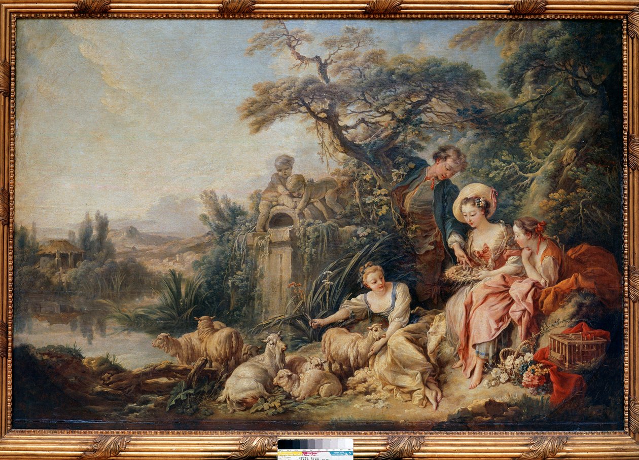 Le nid ou Les présents du berger - François Boucher