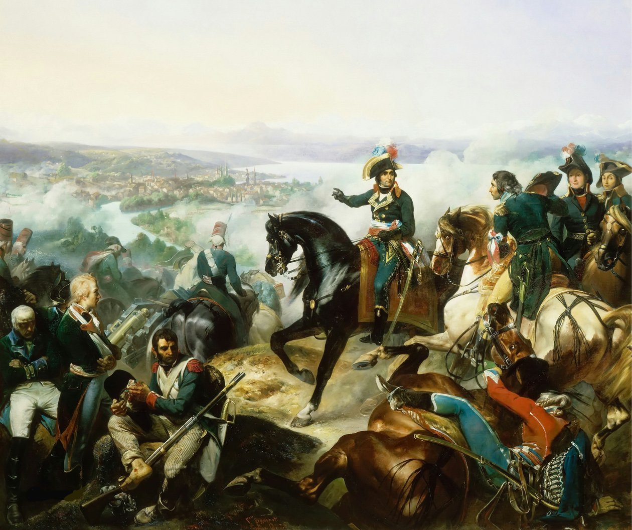 Français :  Bataille de Zurich, le 25 septembre 1799 Bataille de Zurich, le 25 septembre 1799 - Francois Bouchot