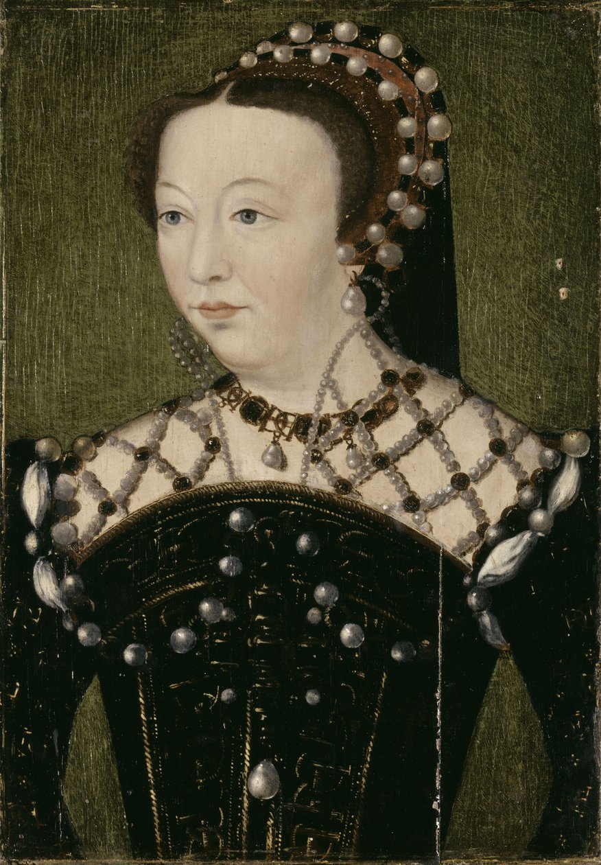 Portrait de Catherine de Médicis 1519-1589, ca. 1575 - François Clouet