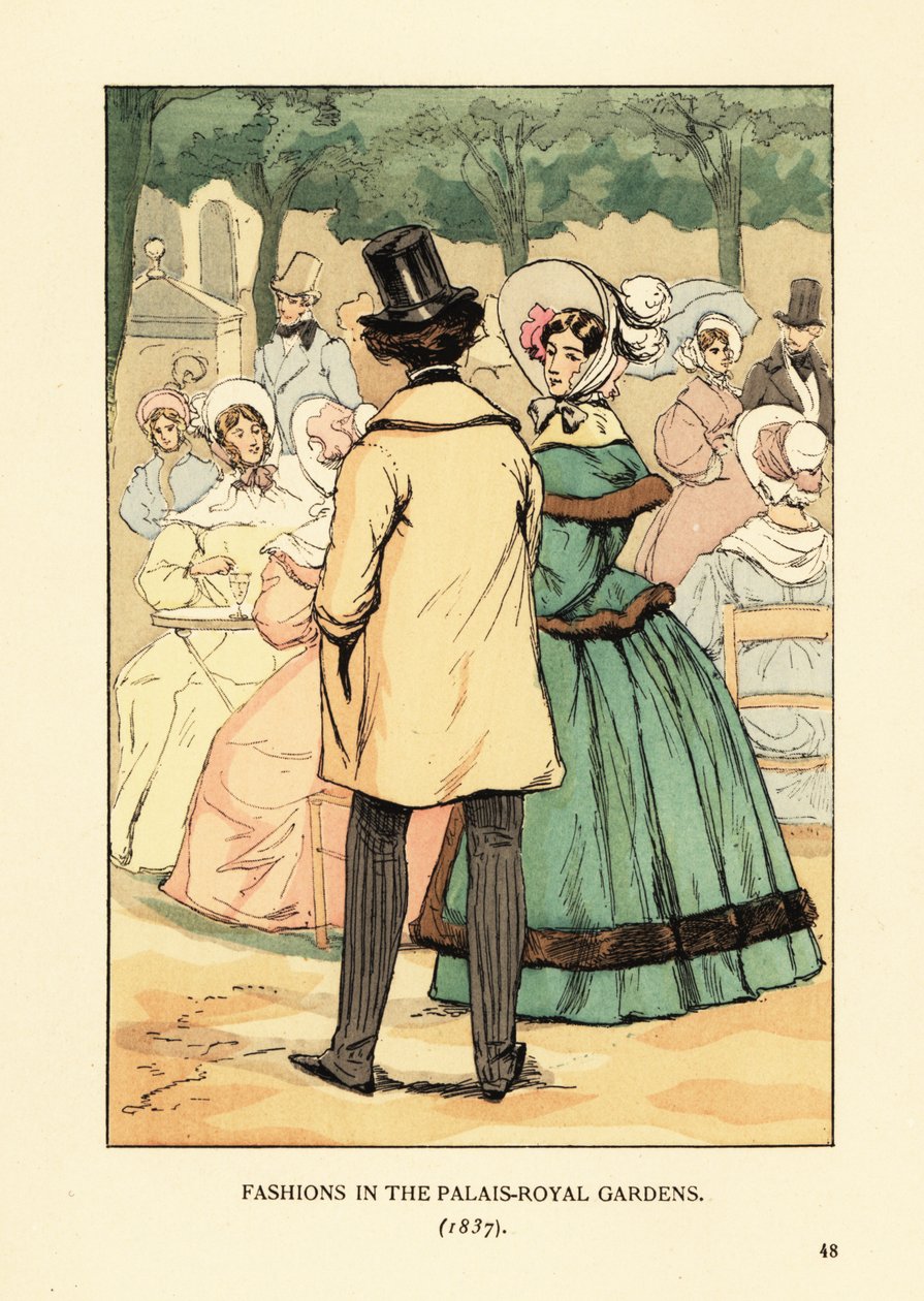 Modes dans les Jardins du Palais-Royal - François Courboin