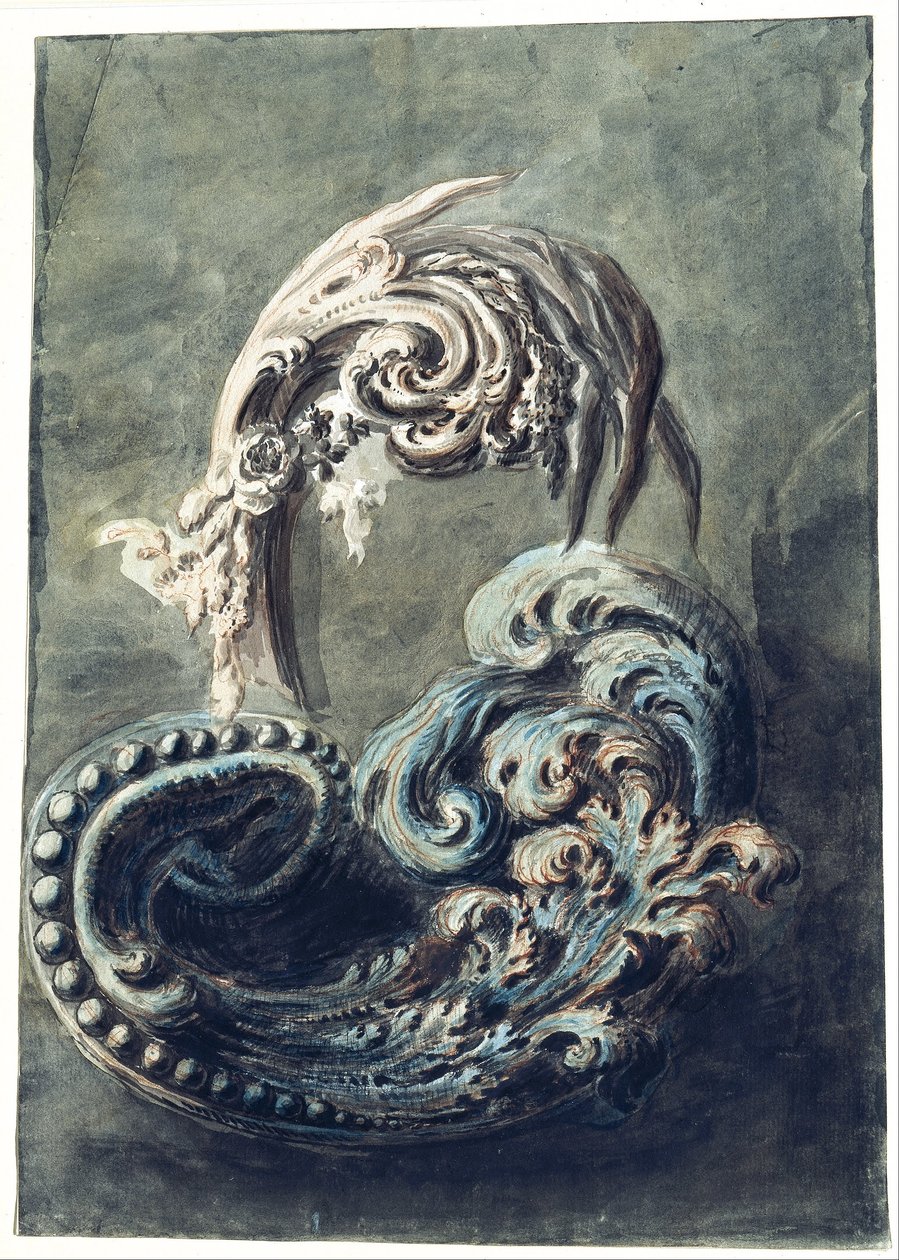 Ornement de rouleau - François Cuvilliés the Younger