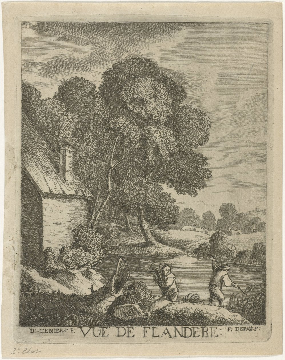 Paysage flamand - François Deroy