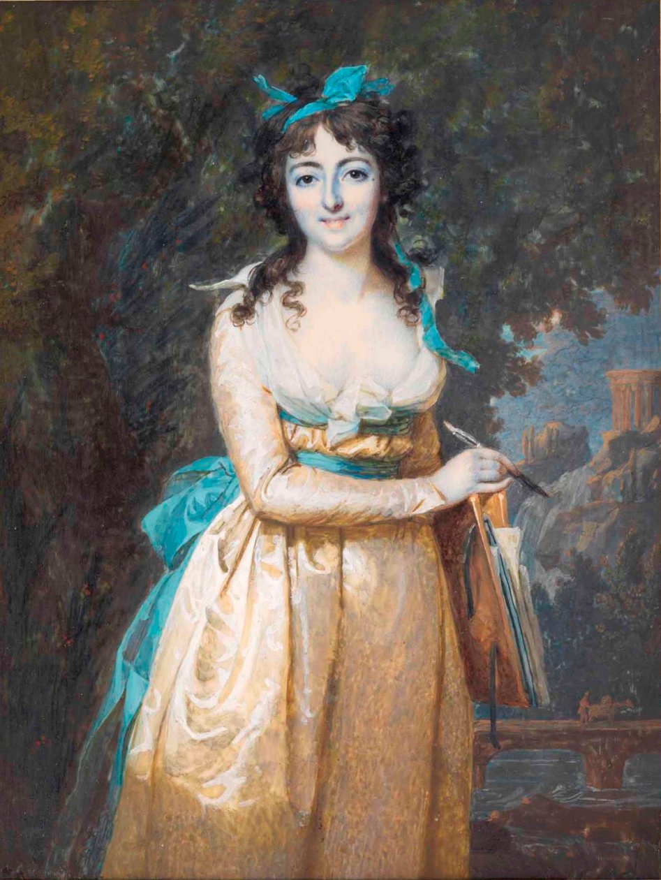 François Dumont - Portrait of a woman - Francois Dumont