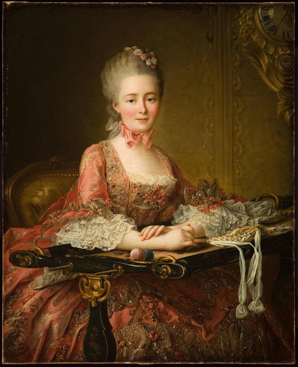 Marquise de Caumont La Force - Francois-Hubert Drouais