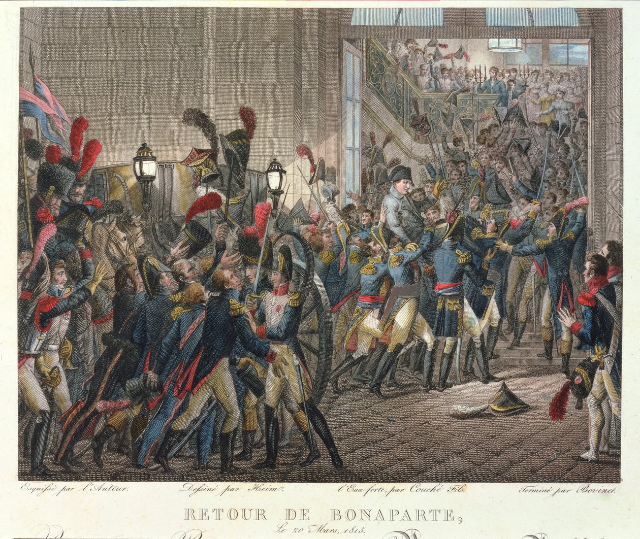 Le Retour de Napoléon Ier aux Tuileries, 20 mars 1815 - François Joseph Heim