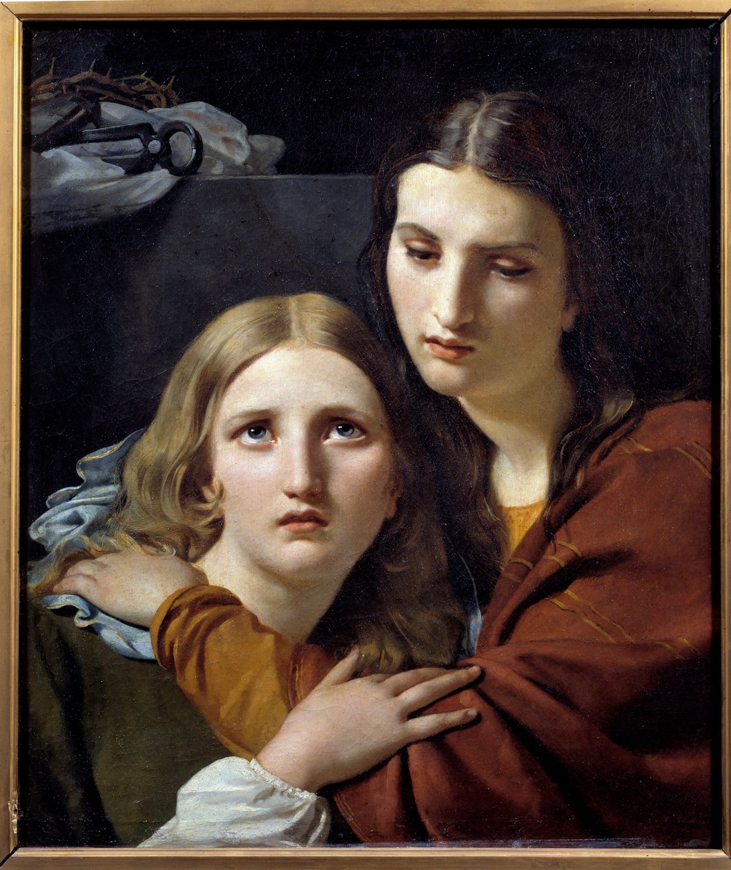 Femmes saintes méditant avec des objets de passion - François Joseph Navez