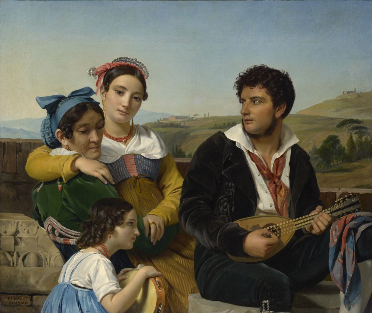 Groupe musical, 1821 - François-Joseph Navez