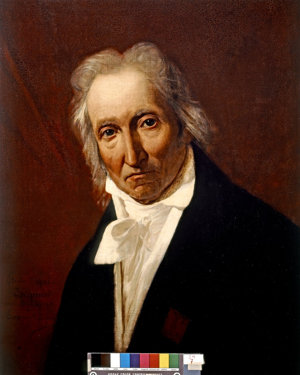 Portrait de Joseph-Marie Jacquard (huile sur toile) - François Lépagnez