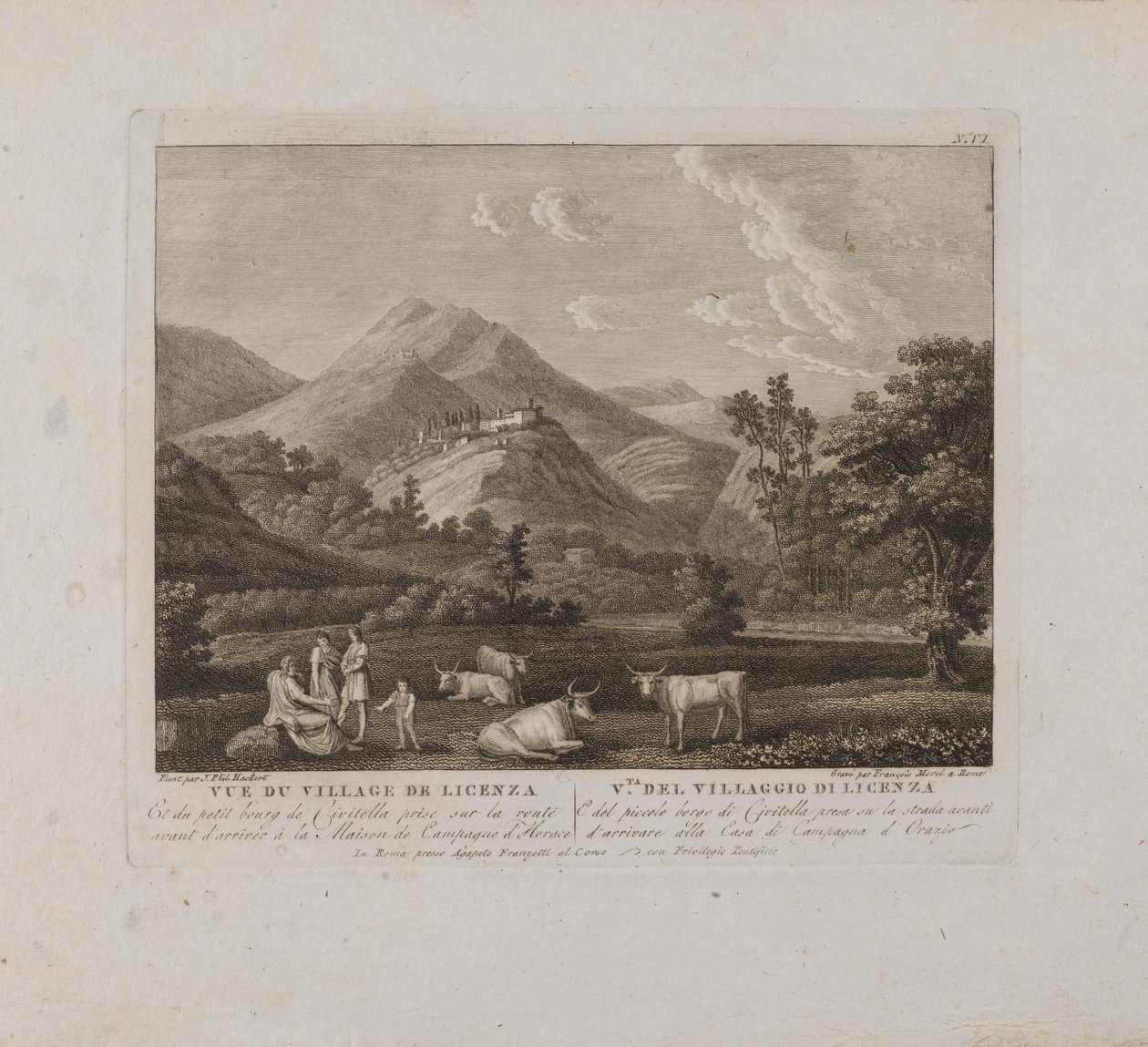 Vue du Village de Licenzo (no. VI) - François Morel