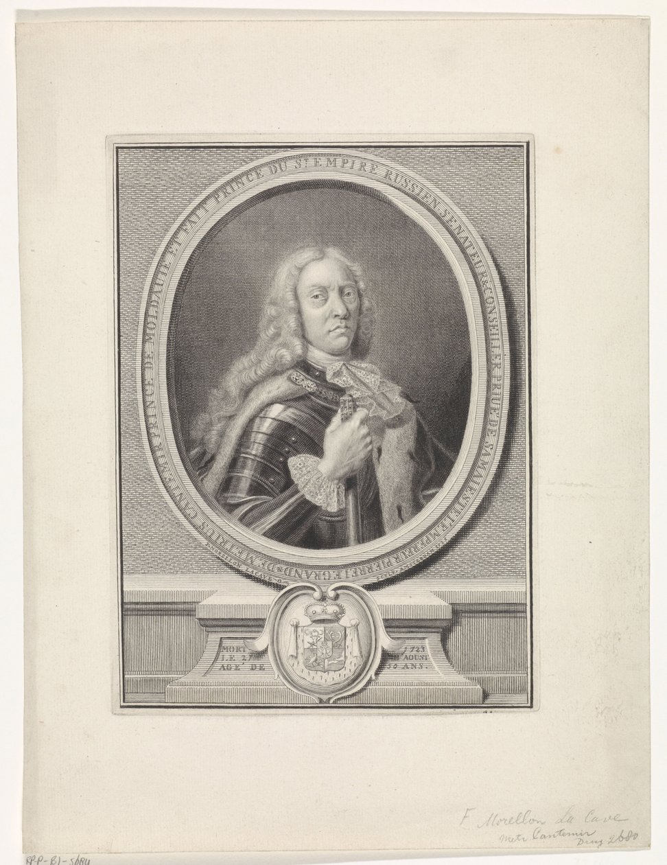 Dimitrie Cantemir 1673-1723, 1735 - François Morellon de La Cave