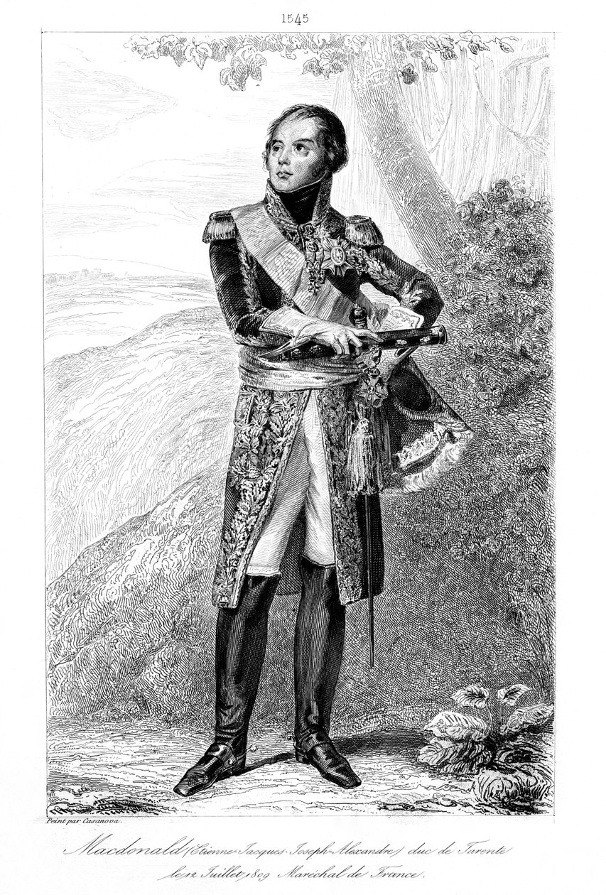 Étienne Jacques-Joseph-Alexandre MacDonald 1765-1840, Duc de Tarente et Maréchal de France, 1839 - François Pigeot