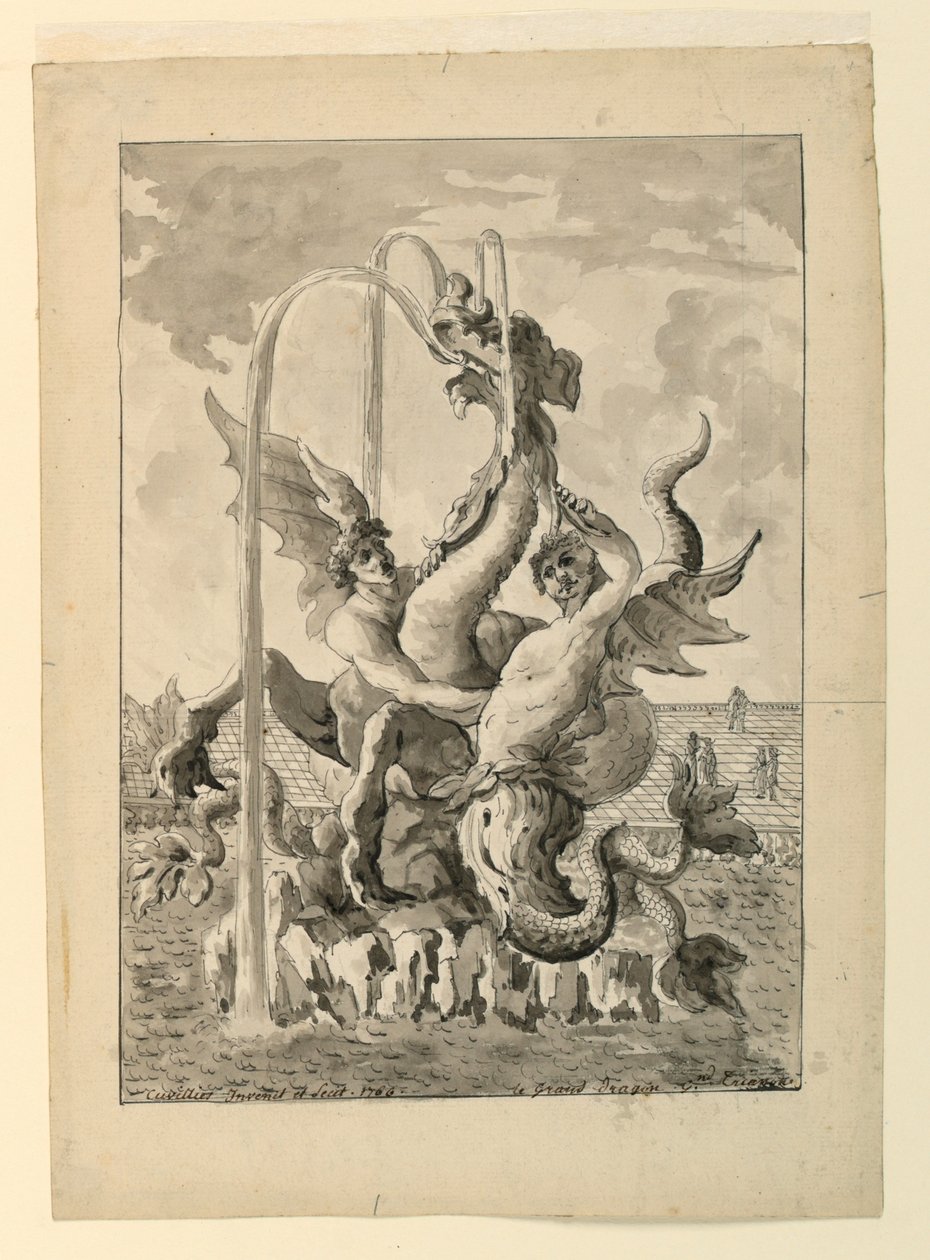 Conception pour le Grand Trianon à Versailles - François de Cuvilliés the Elder
