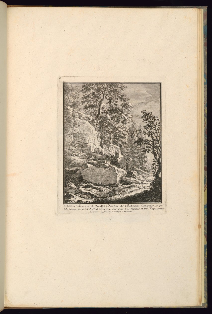 Design pour un Paysage avec Rochers - François de Cuvilliés the younger
