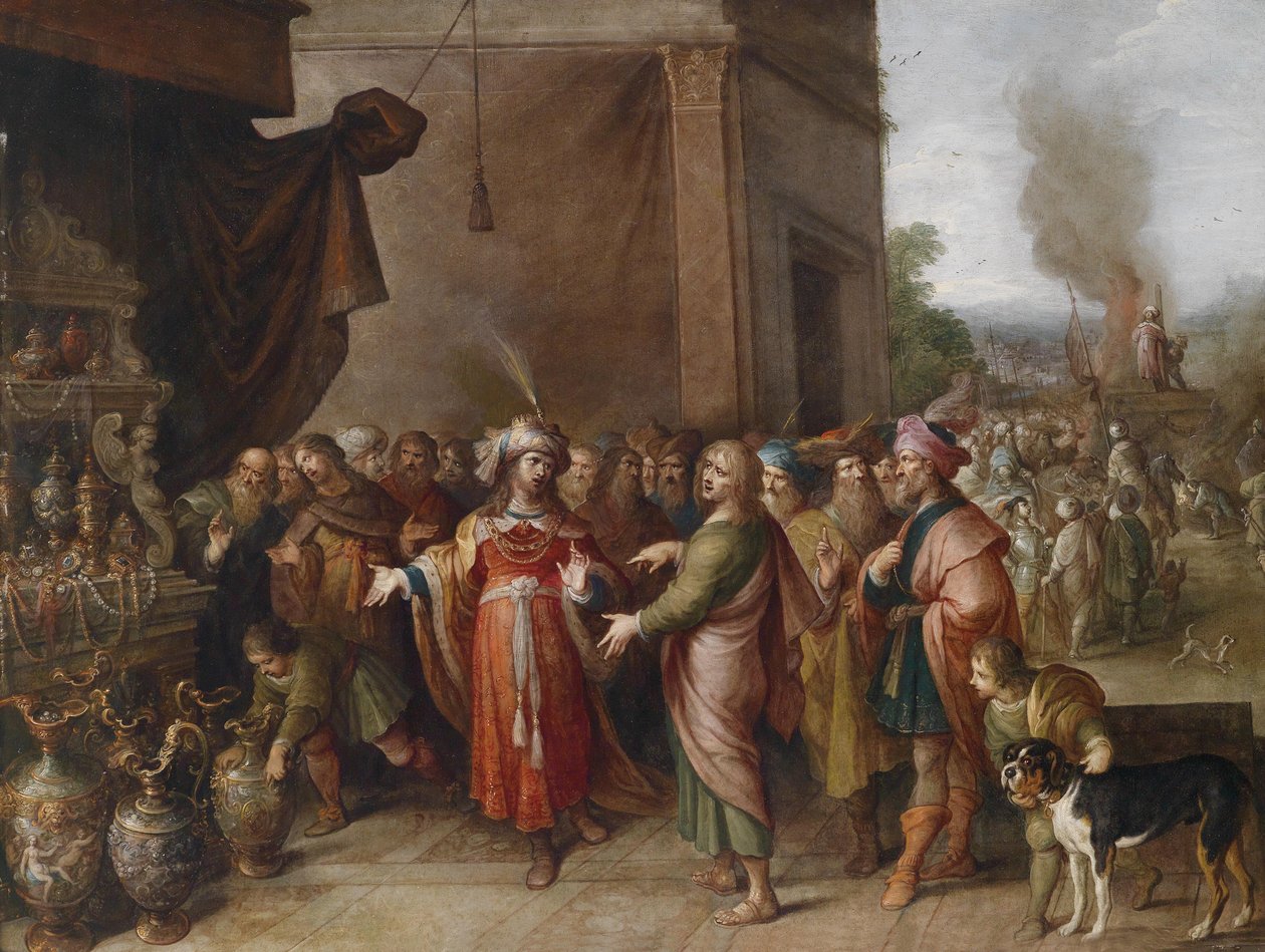 Crésus montre ses trésors à Solon - Frans II Francken the Younger