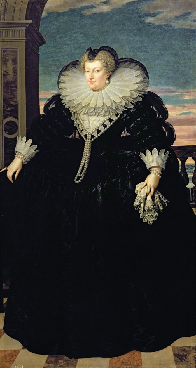 Marie de Médicis (1573-1642) reine de France, 1617 - Frans Pourbus the Younger