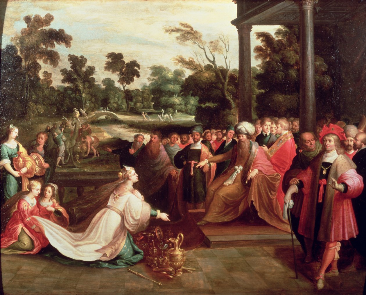 Le Roi Salomon et la Reine de Saba - Frans the Elder Francken