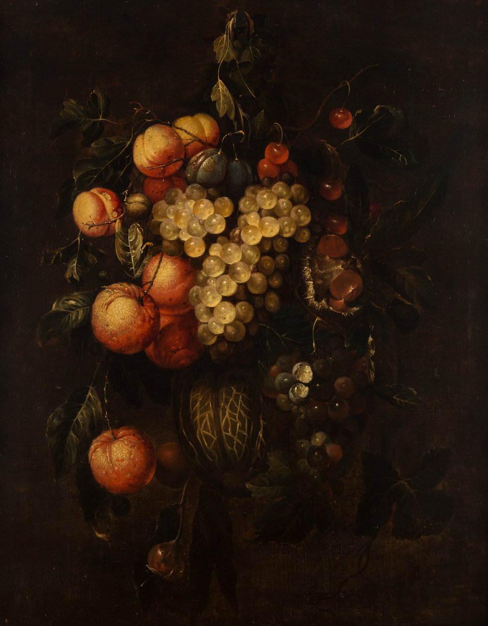 Une somptueuse collection de fruits - Frans van Everbroeck