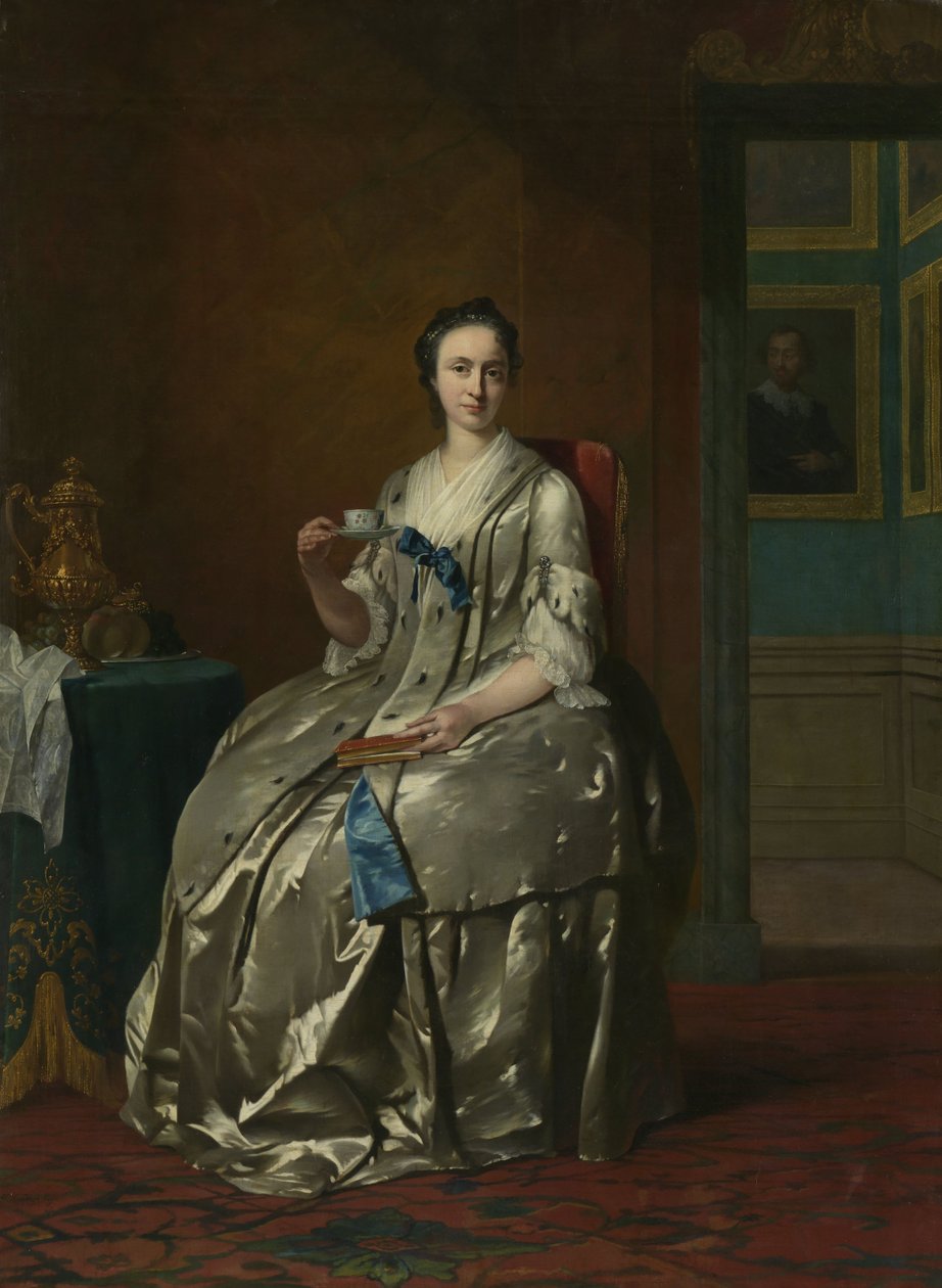 Portrait de Machteld Muilman, vers 1745-7 - Frans van der Mijn