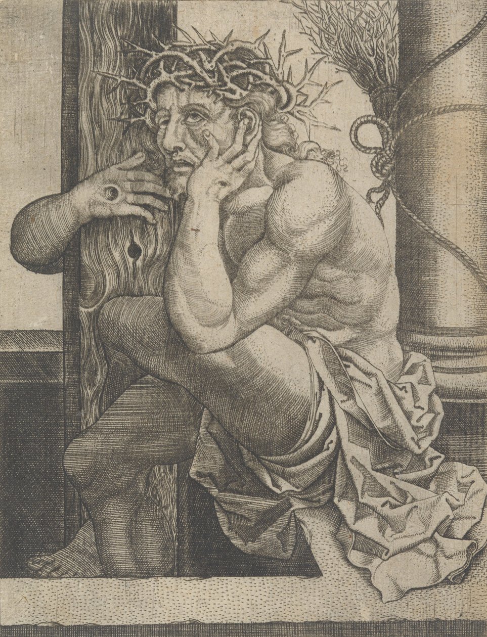 Le Christ en homme de douleurs - Frans Crabbe van Espleghem