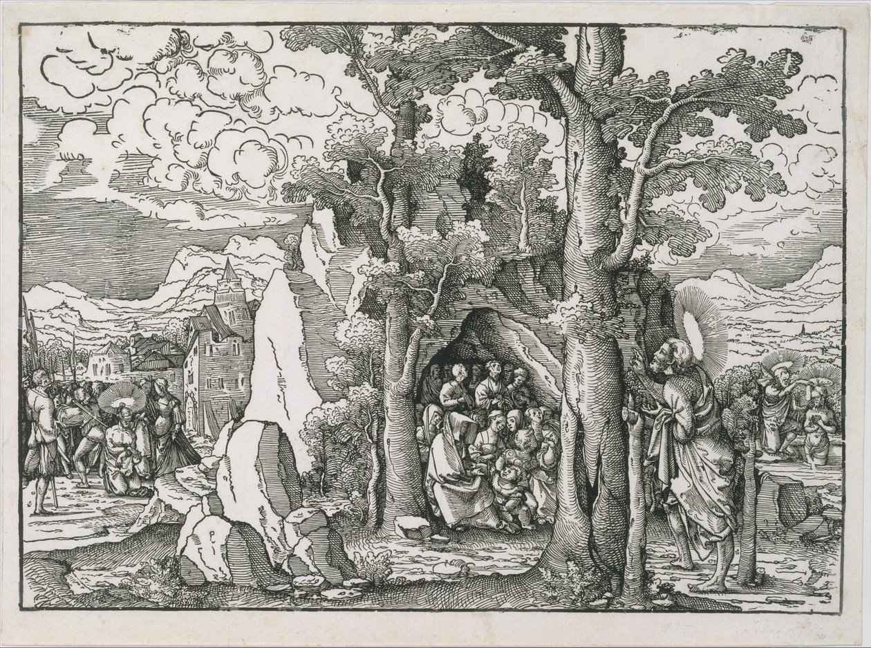 Scènes de la Vie de Saint Jean-Baptiste, vers 1522 - Frans Crabbe van Espleghem