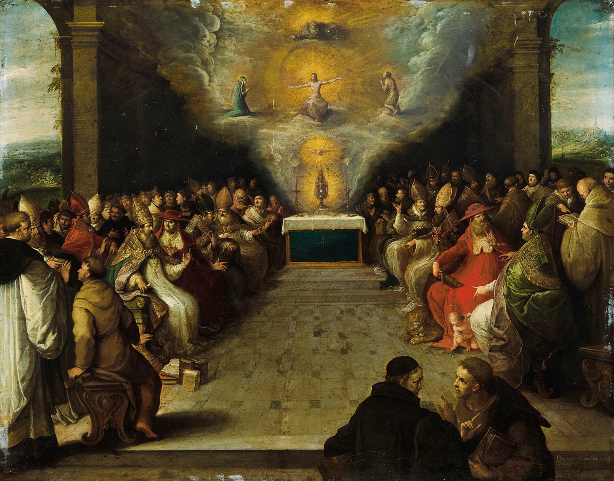 Disputation du Saint Sacrement - Frans Francken the Younger