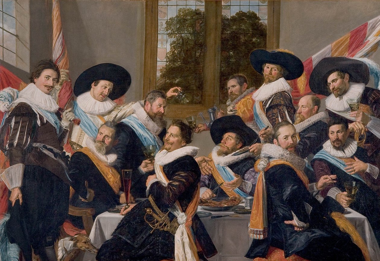 Banquet des officiers de la garde civique des Calivermen - Frans Hals
