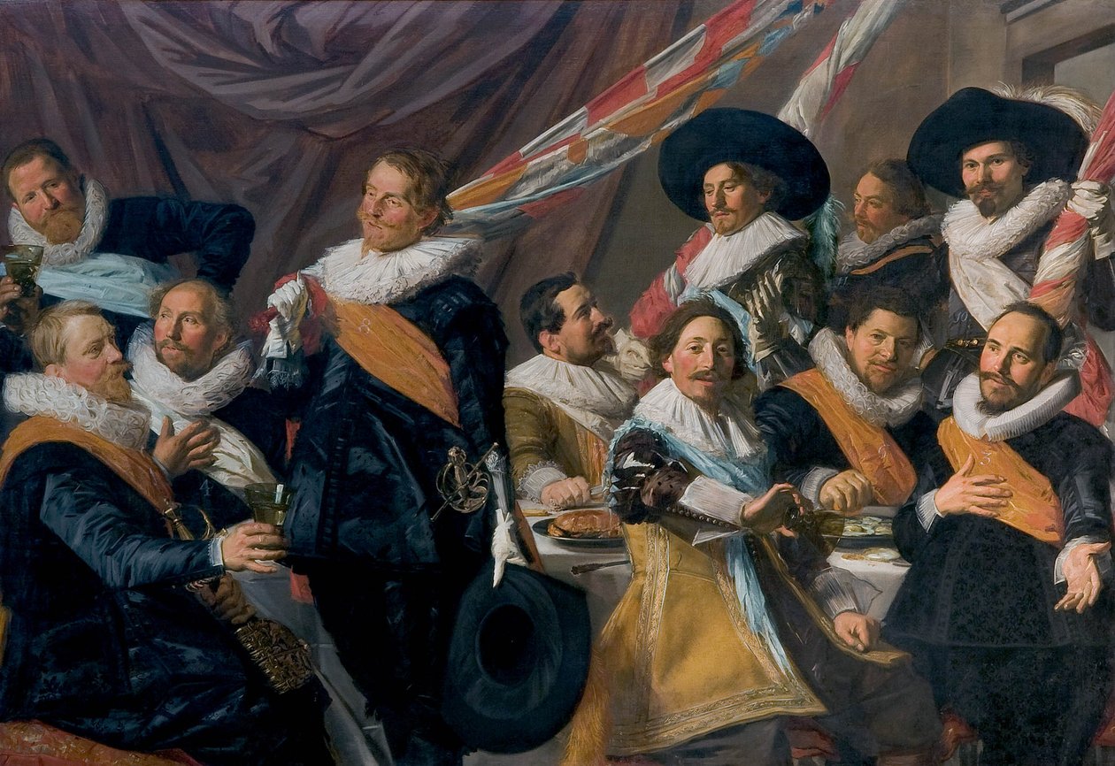 Banquet des officiers de la garde civique de St George - Frans Hals