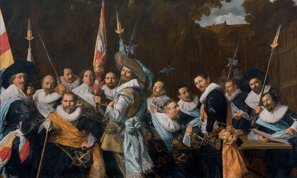 Réunion des officiers et sergents de la garde civique des Calivermen - Frans Hals
