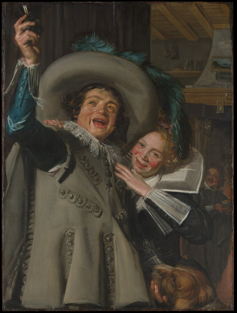 Jeune homme et femme dans une auberge - Frans Hals