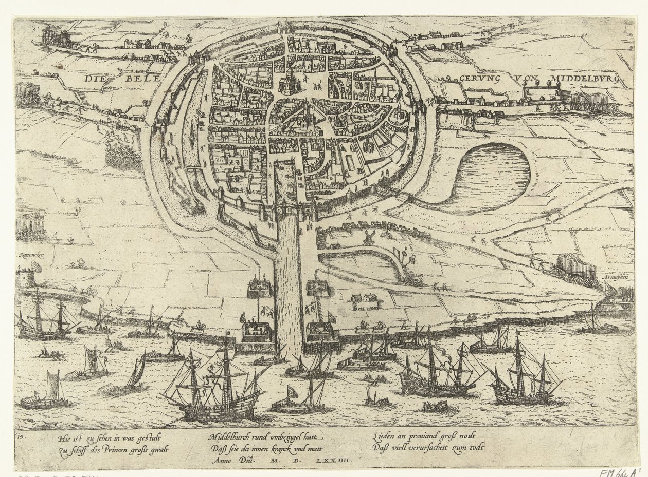 Siège de Middelburg, 1574 - Frans Hogenberg